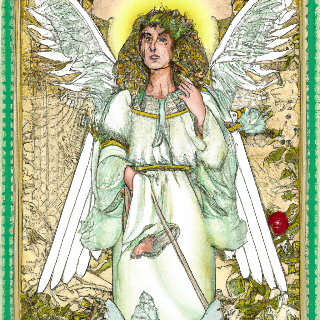 Guardian Angel Damabiah, Tarot Card