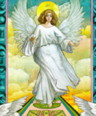 Guardian Angel Elemiah, Tarot Card, 4k, High Resolution