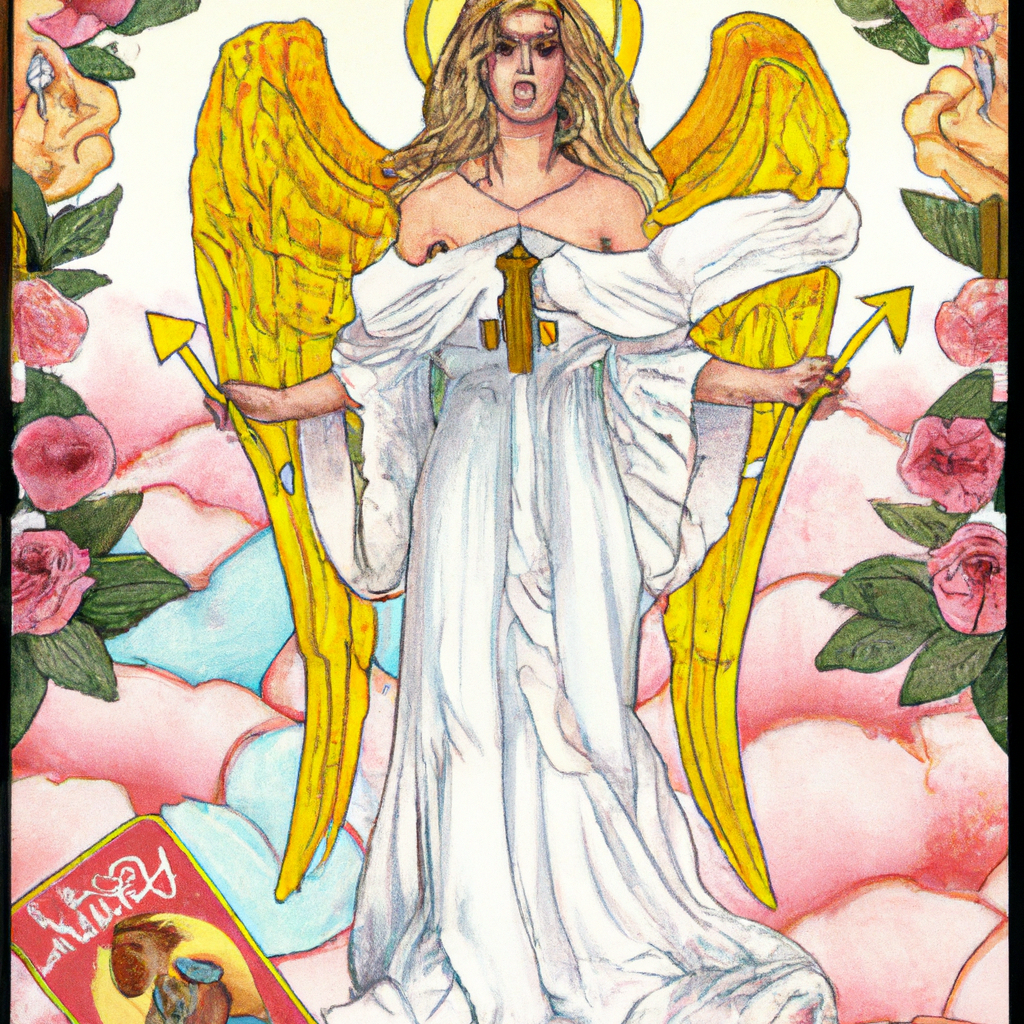 Guardian Angel Hahahel, Tarot Card