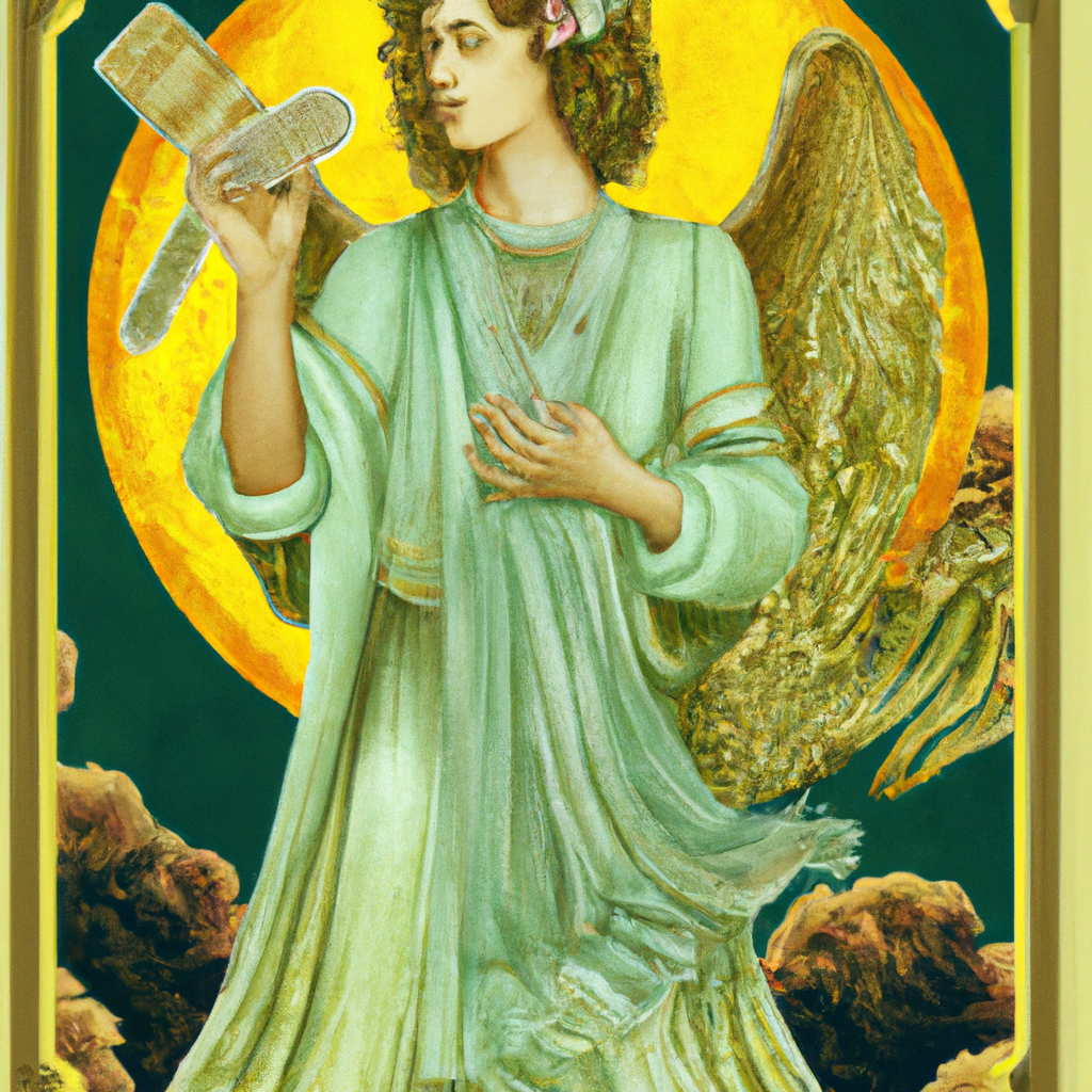 Guardian Angel Haziel, Tarot Card