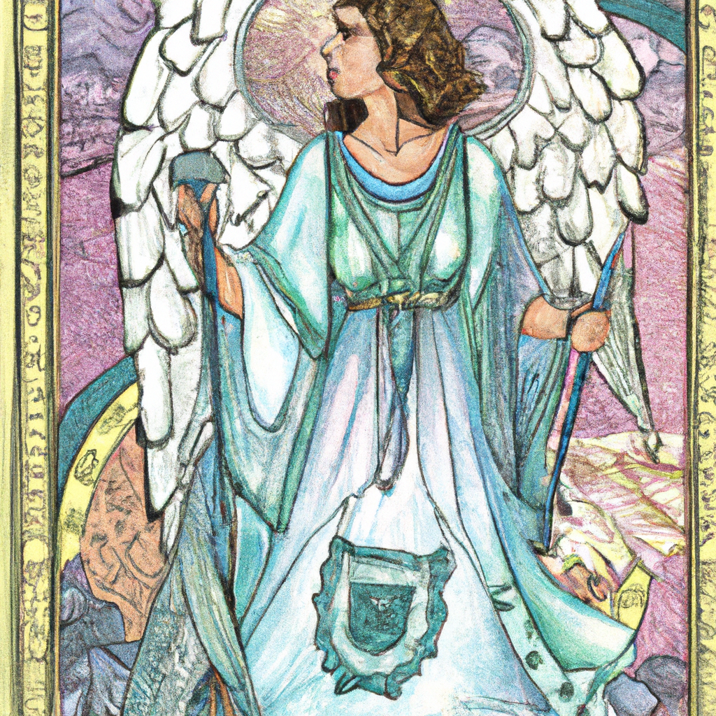 Guardian Angel Lauviah, Tarot Card
